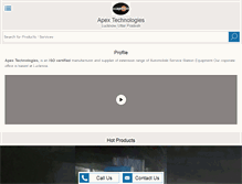 Tablet Screenshot of apextechnologies.info